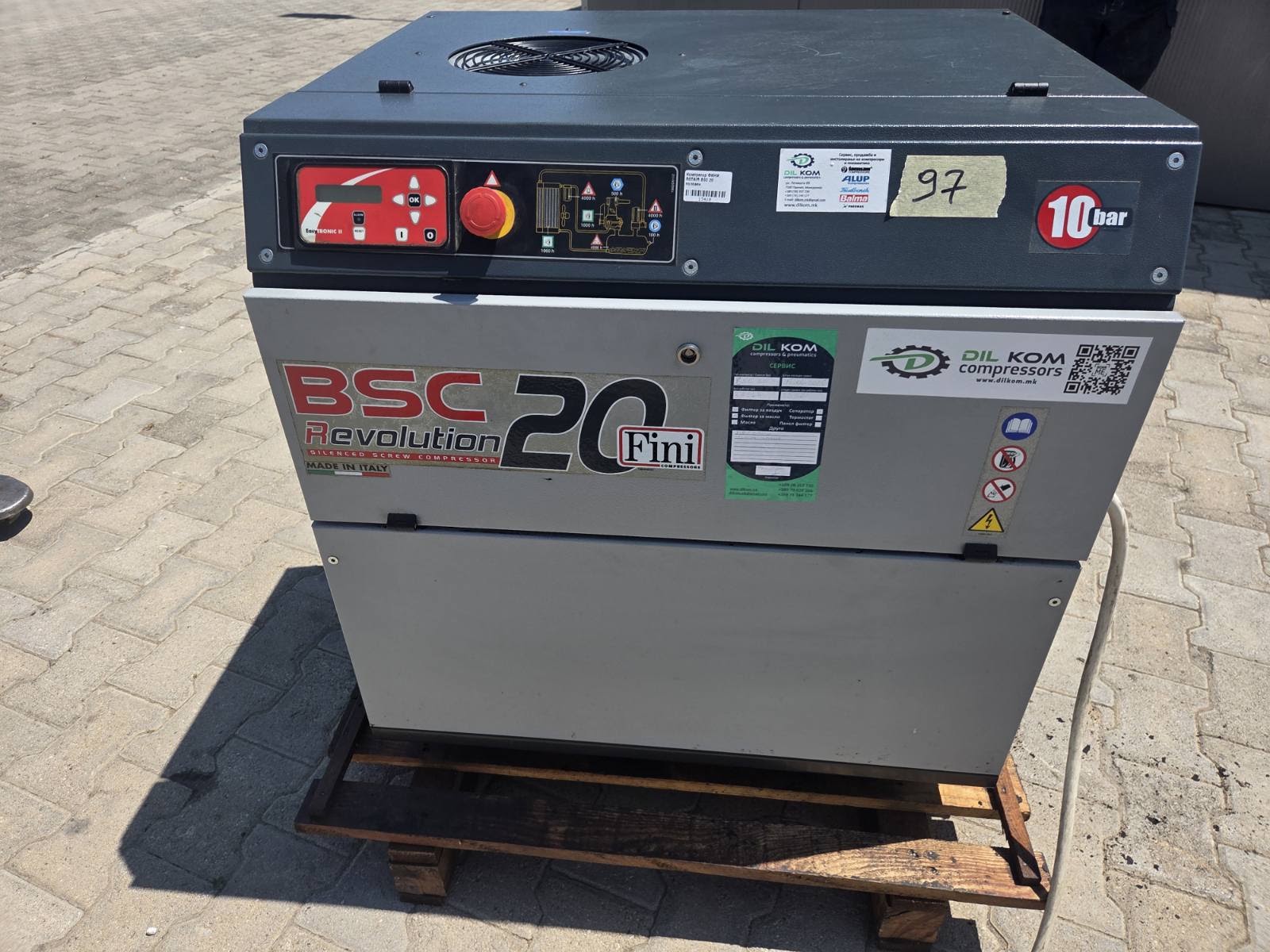 Половен завоен компресор Fini E.C. ROTAR BSC 20-10 15 kW